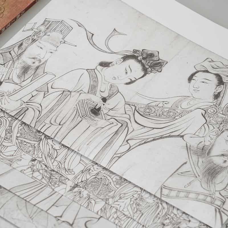 墨香人影—古典工笔画人物白描解说