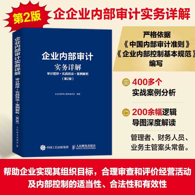 企业内部审计实务详解—审计程序+实战技法+案例解析: