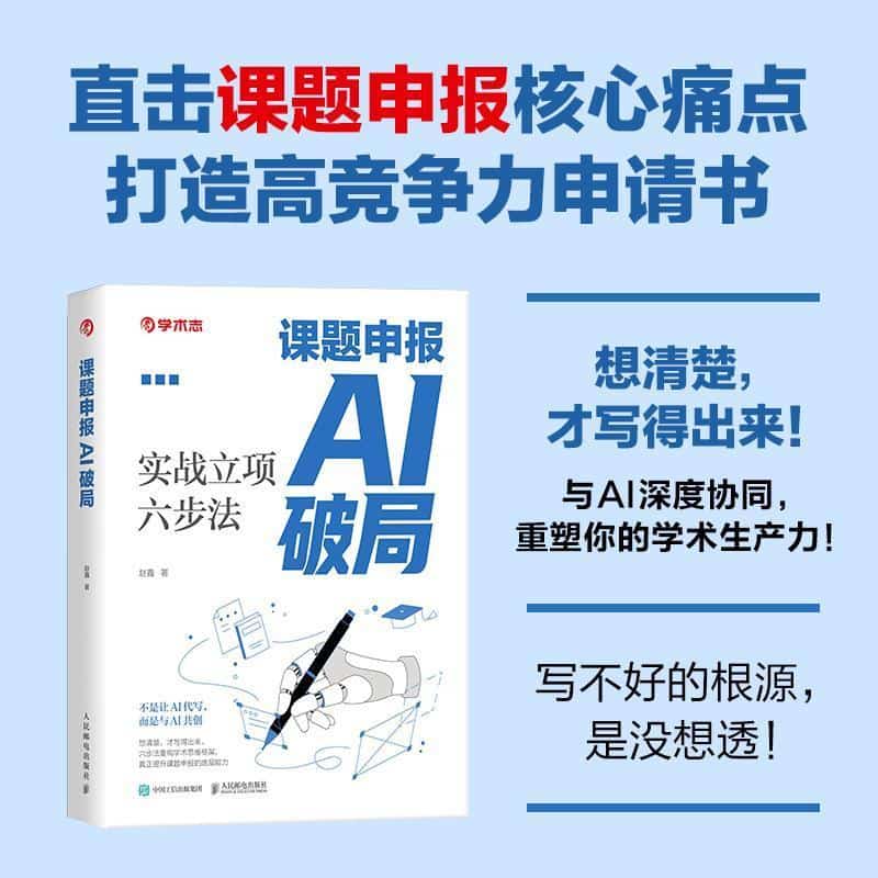课题申报AI破局—实战立项六步法