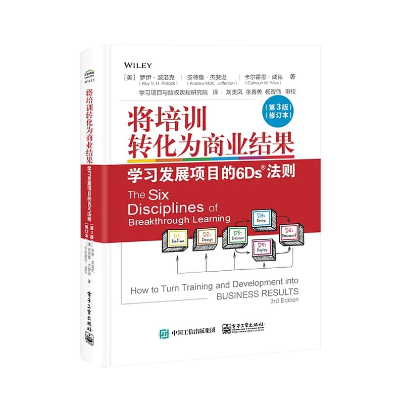将培训转化为商业结果—学习发展项目的6Ds?法则—how to turn training and development into business results