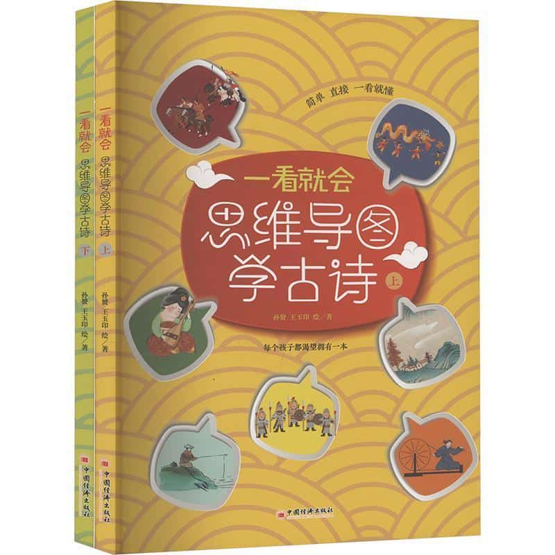 一看就会思维导图学古诗