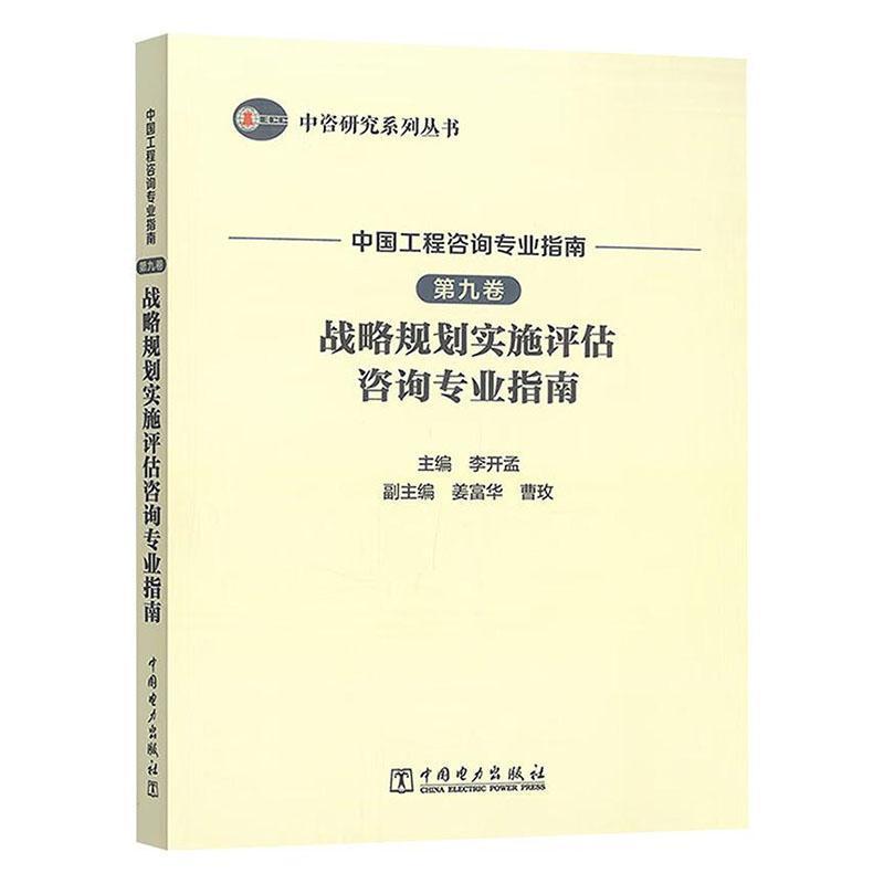 中国工程咨询专业指南—(第九卷):战略规划实施评估咨询专业指南
