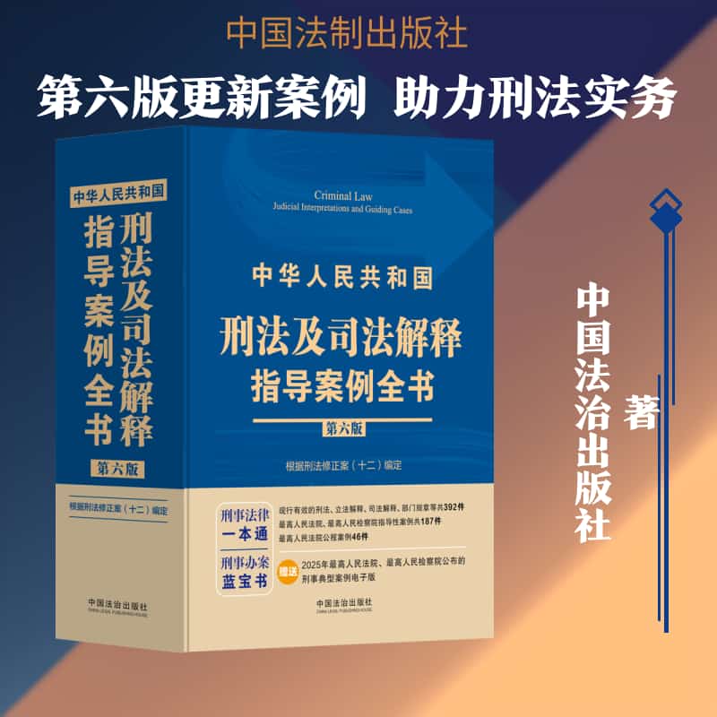 中华人民共和国刑法及司法解释指导案例全书