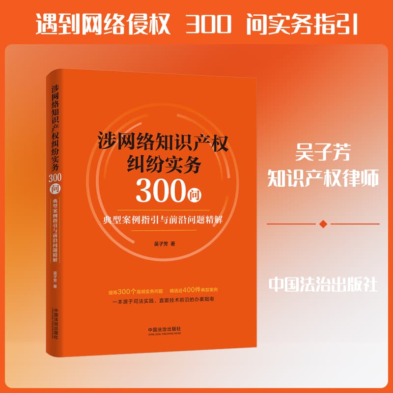 涉网络知识产权纠纷实务300问—典型案例指引与前沿问题精解