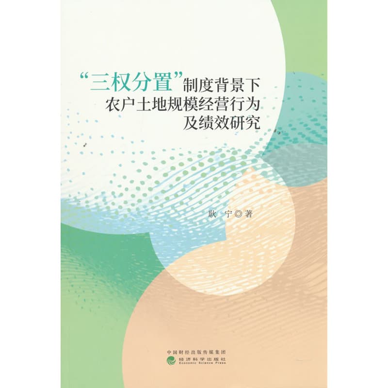 “三权分置”制度背景下农户土地规模经营行为及绩效研究