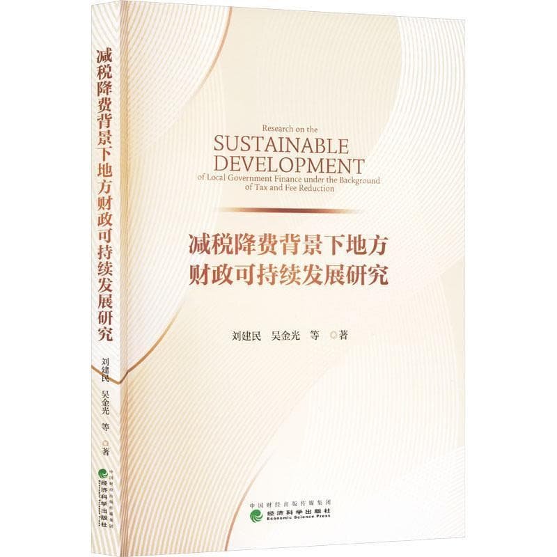 减税降费背景下地方财政可持续发展研究