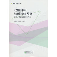 双碳目标与可持续发展—效率、资源配置与生产力