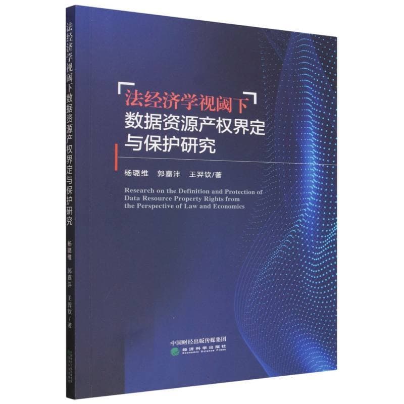 法经济学视阈下数据资源产权界定与保护研究