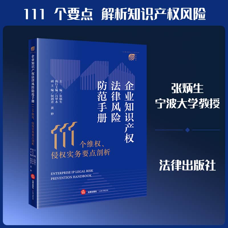企业知识产权法律风险防范手册—111个维权、侵权实务要点剖析
