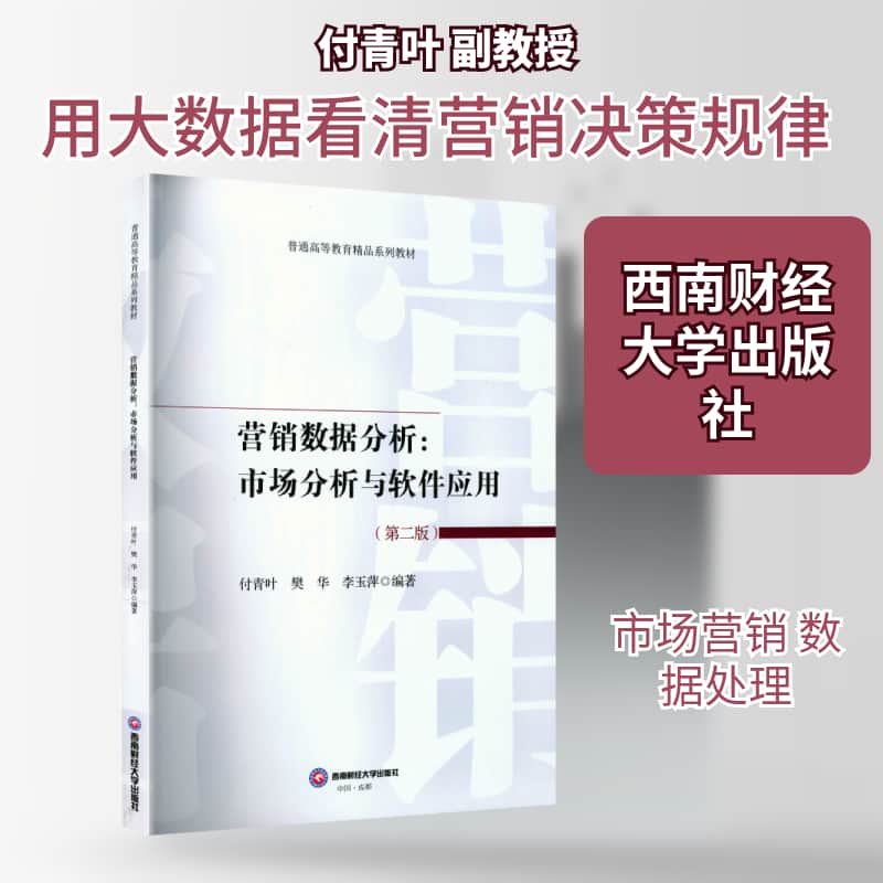 营销数据分析—市场分析与软件应用: