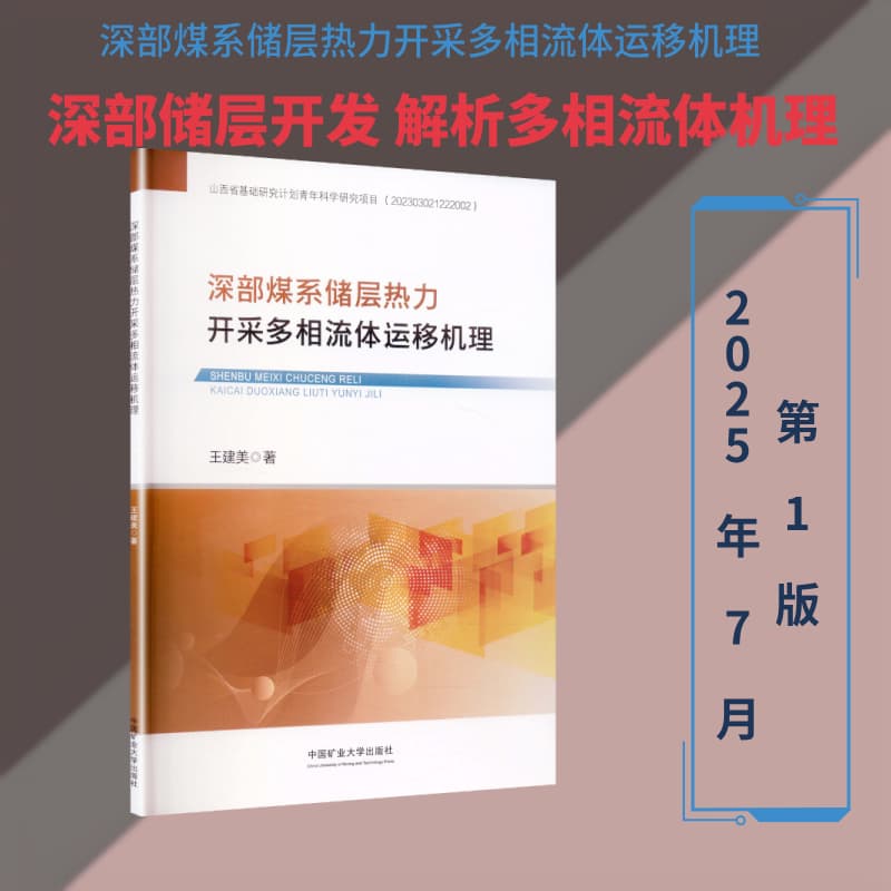 深部煤系储层热力开采多相流体运移机理