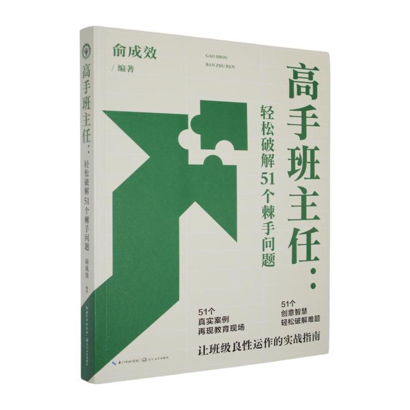 高手班主任—轻松破解51个棘手问题