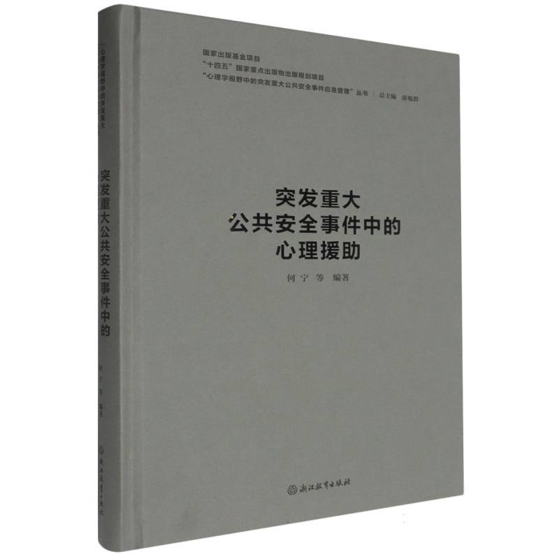 突发重大公共安全事件中的心理援助