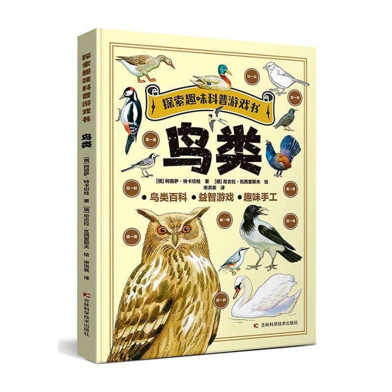 探索趣味科普游戏书:鸟类