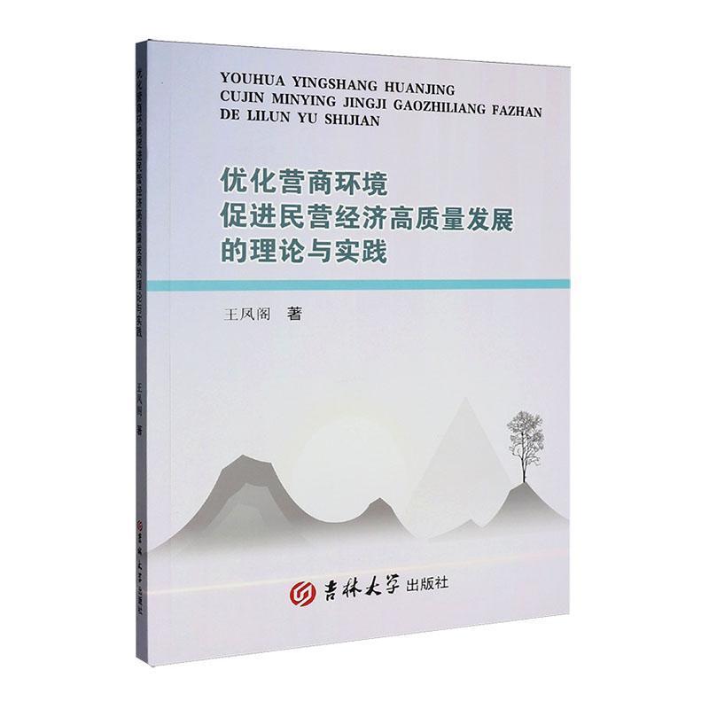 优化营商环境促进民营经济高质量发展的理论与实践